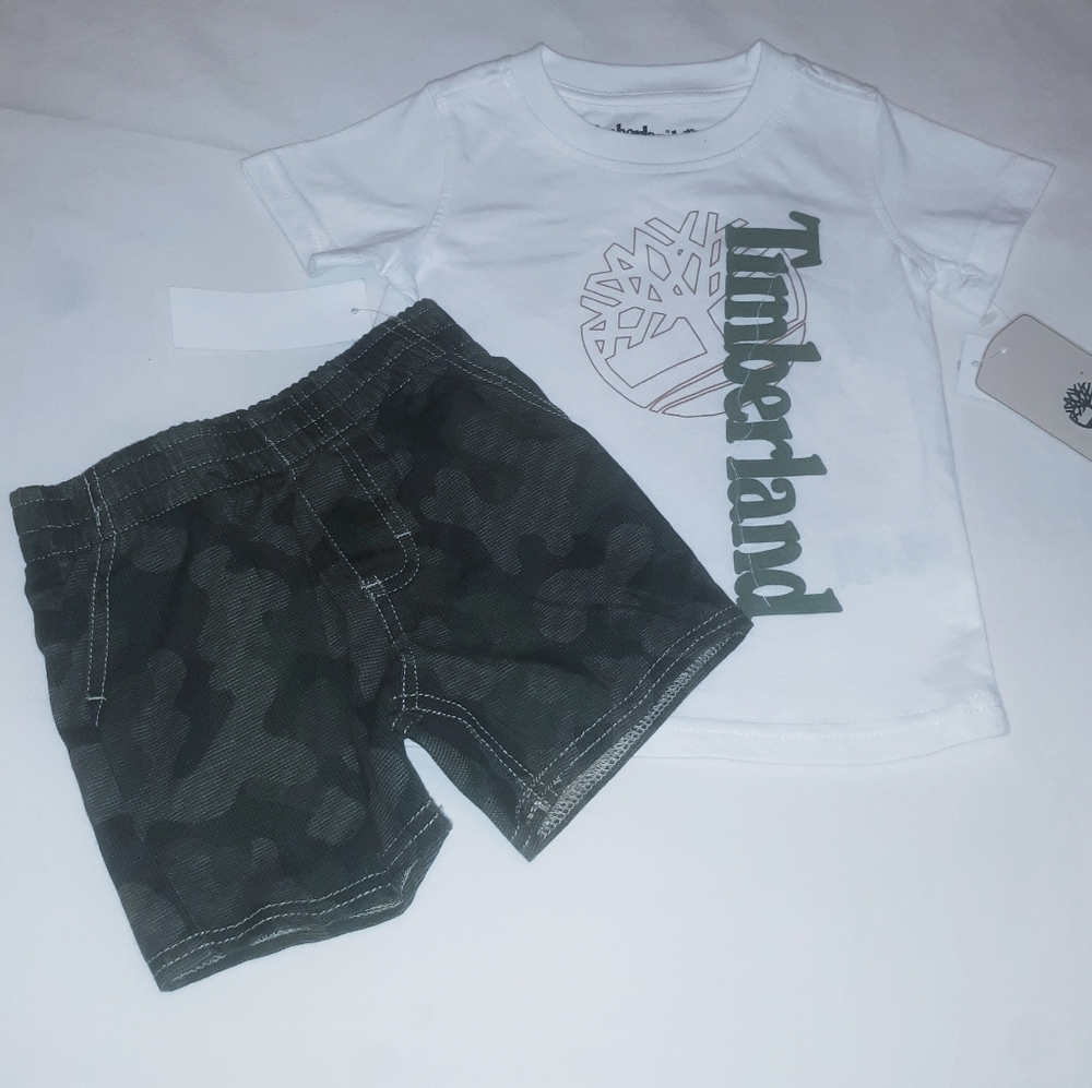 Timberland Boys Infant 2pc Short Set